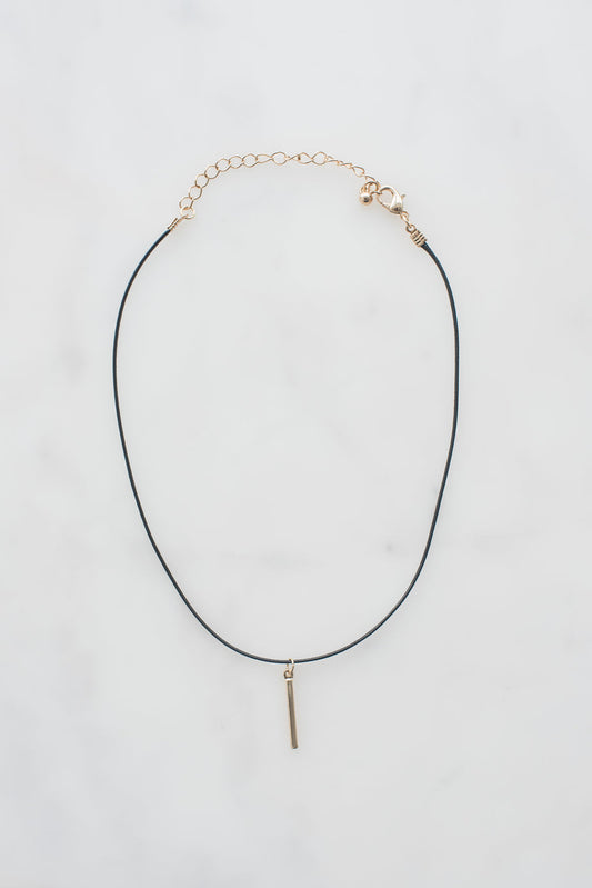 Choker with Gold Pendant Necklace Company 123 